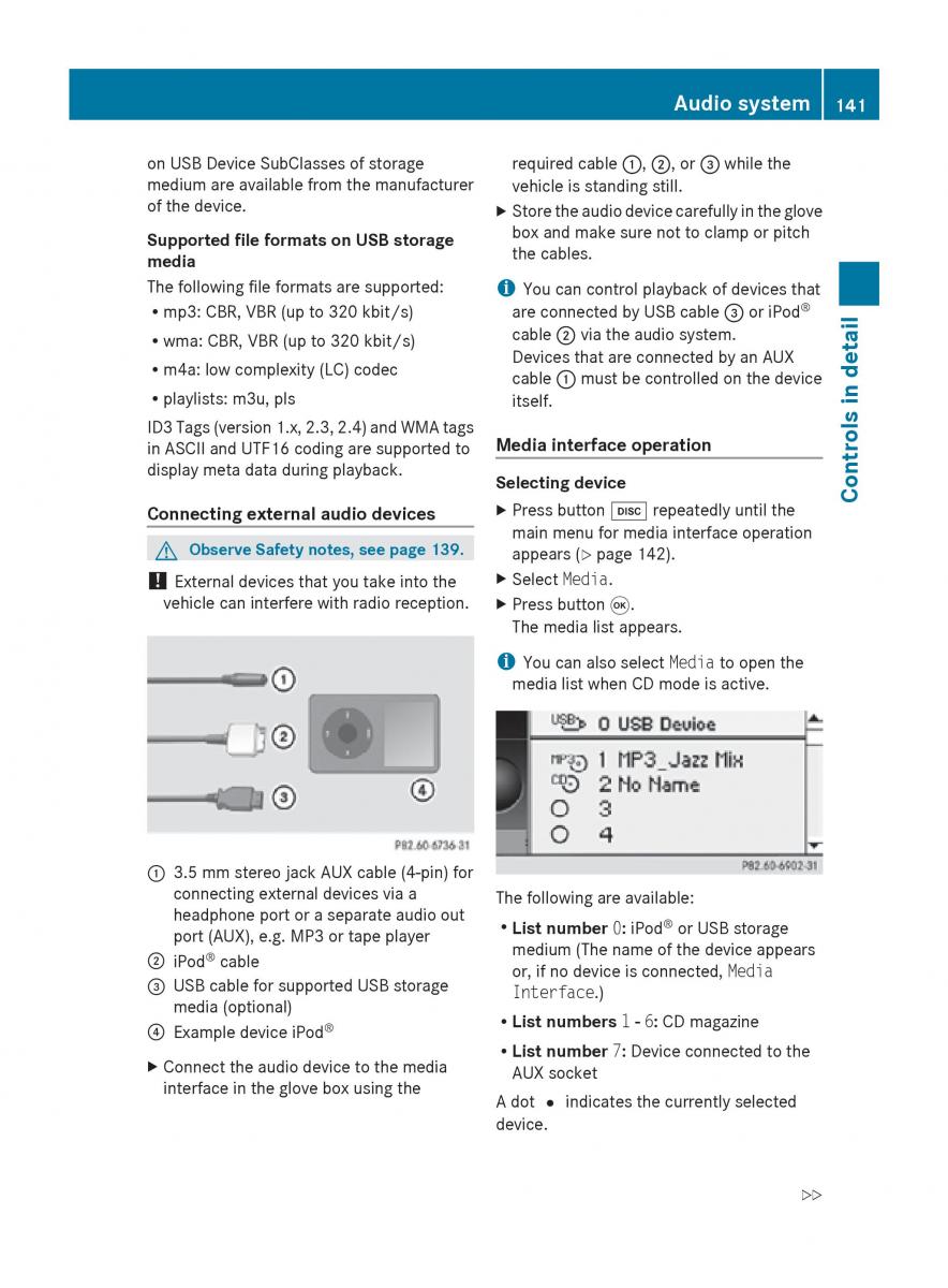 Mercedes Benz SLK R171 owners manual / page 143