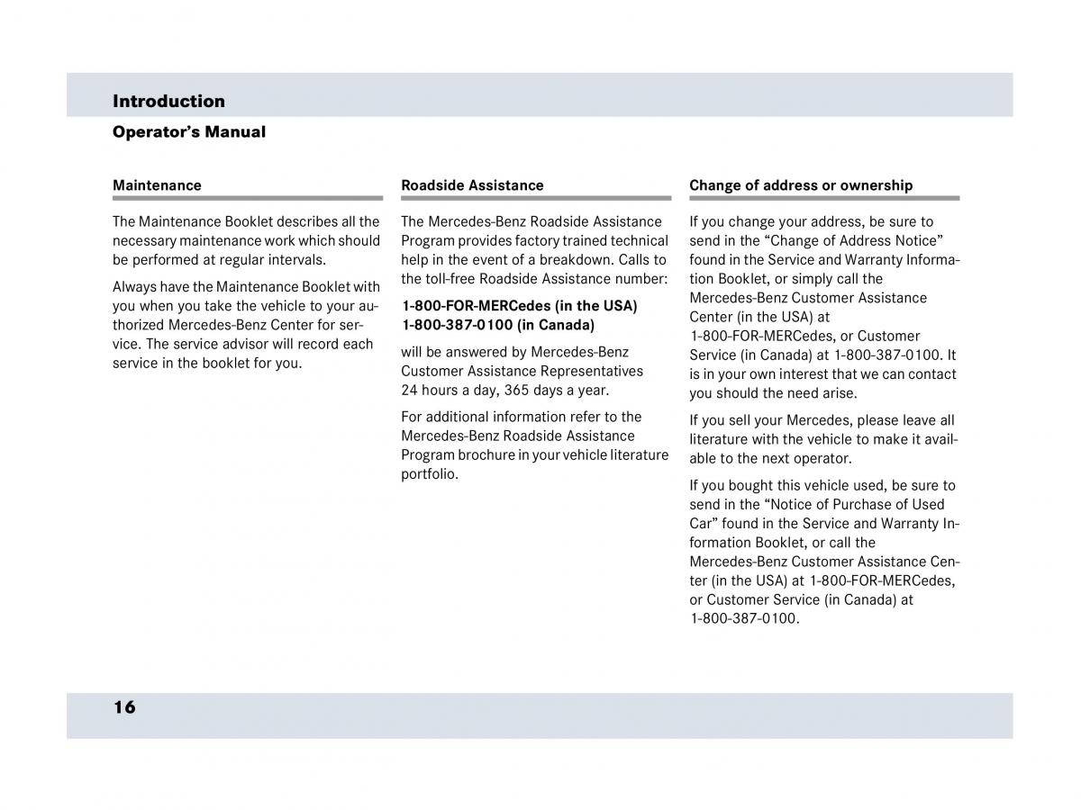 Mercedes Benz SLR McLaren R199 owners manual / page 17