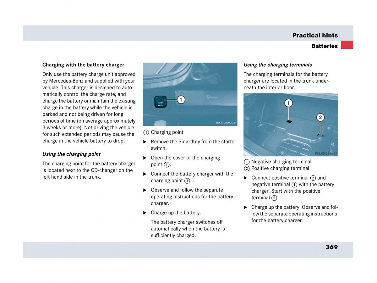 Mercedes Benz SLR McLaren R199 owners manual / page 370