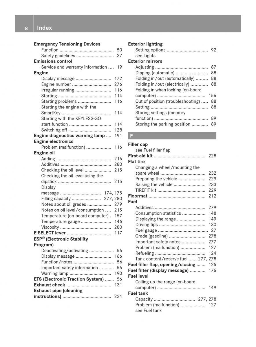 Mercedes Benz SLS AMG Coupe Roadster C197 owners manual / page 10