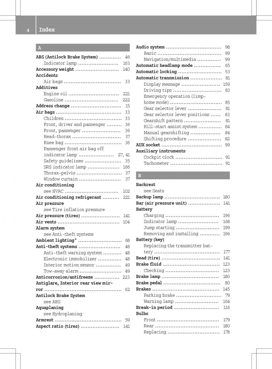 Smart Fortwo II 2 owners manual / page 6