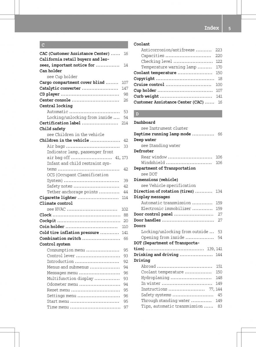 Smart Fortwo II 2 owners manual / page 7