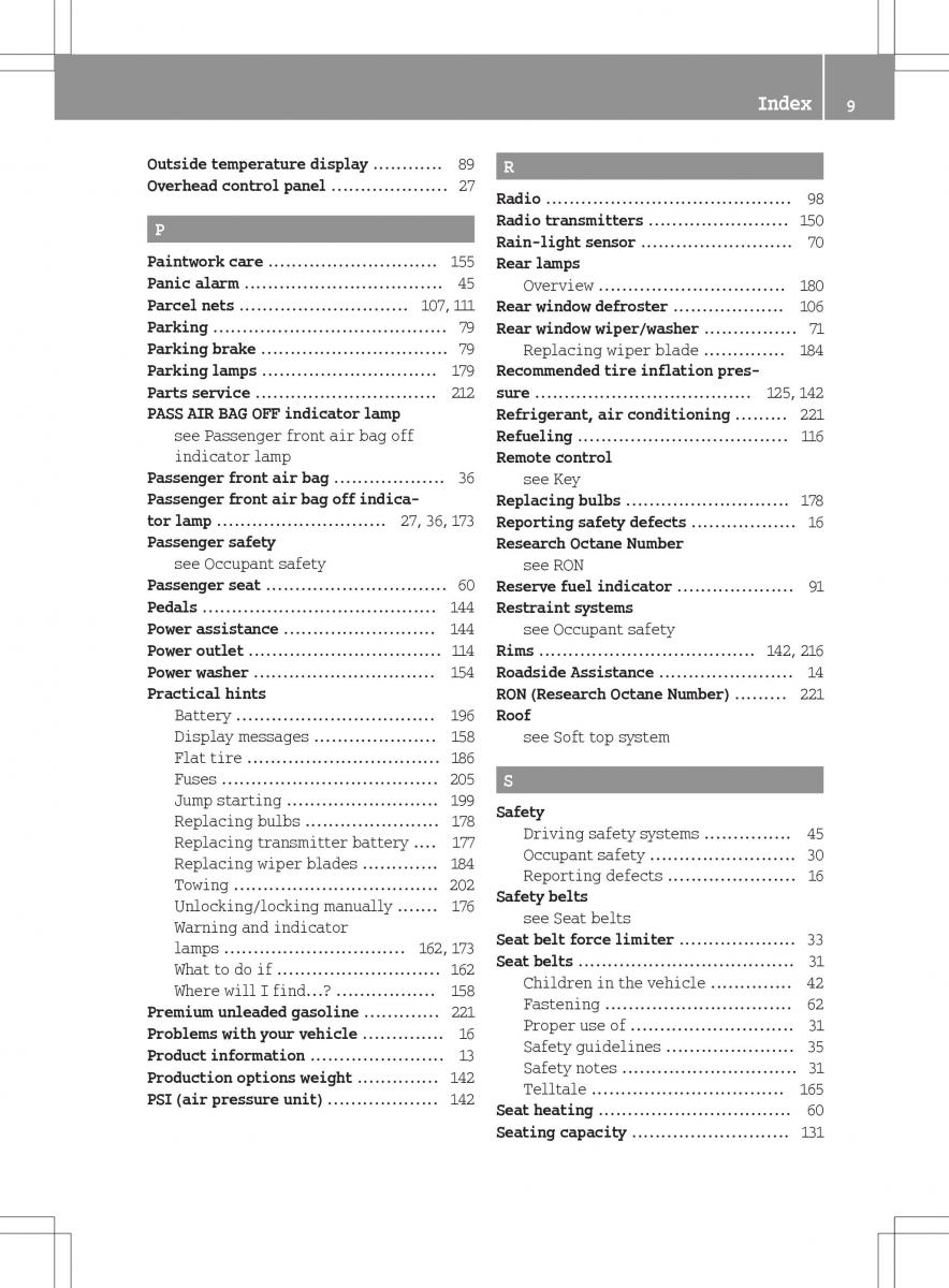 manual  Smart Fortwo II 2 owners manual / page 11