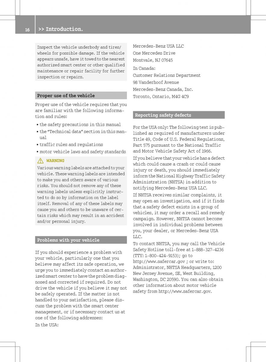 Smart Fortwo II 2 owners manual / page 18