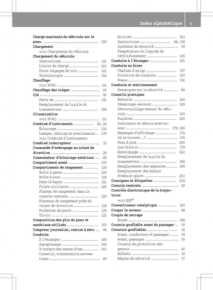 manual  Smart Fortwo II 2 manuel du proprietaire / page 7