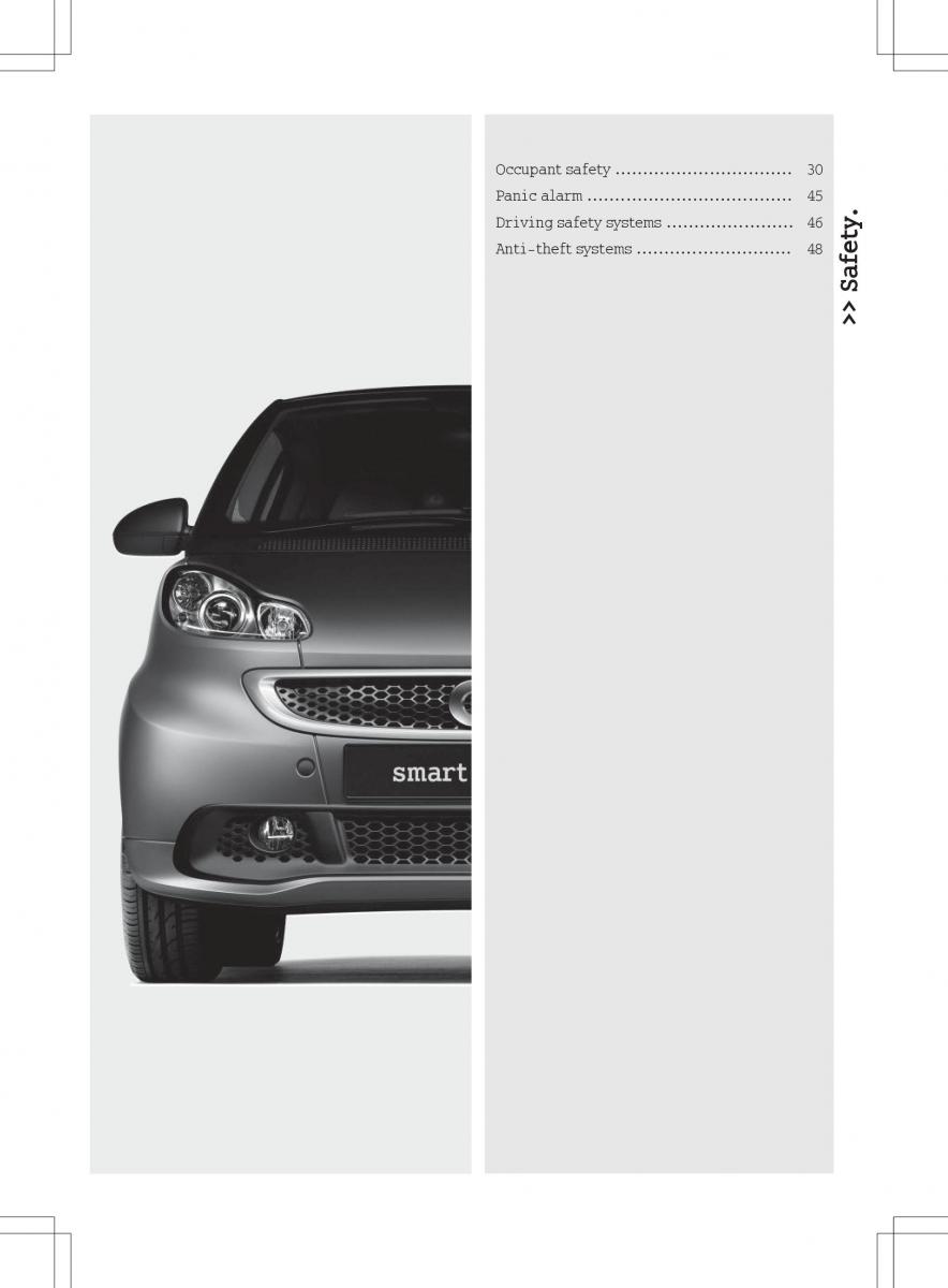 Smart Fortwo ED EV owners manual / page 31
