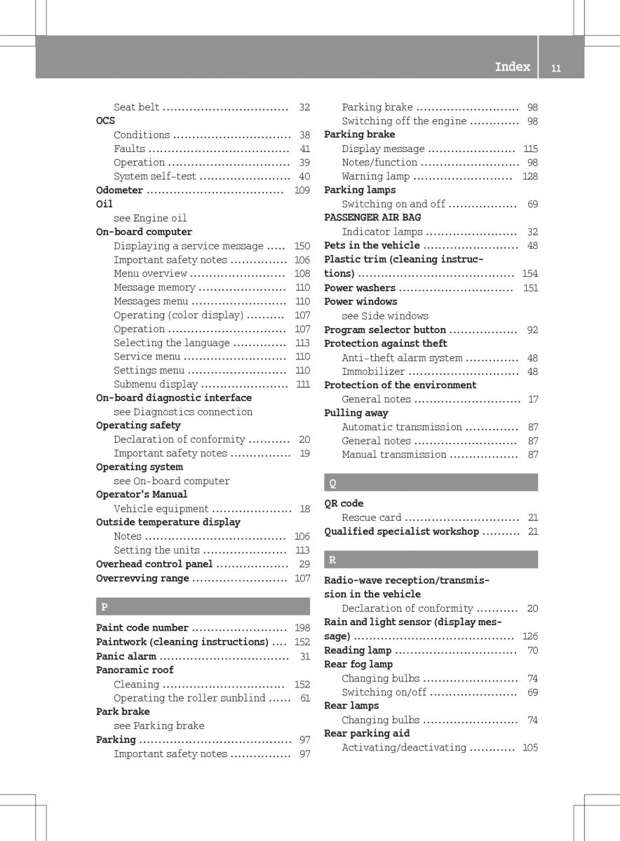 manual  Smart Fortwo III 3 owners manual / page 13