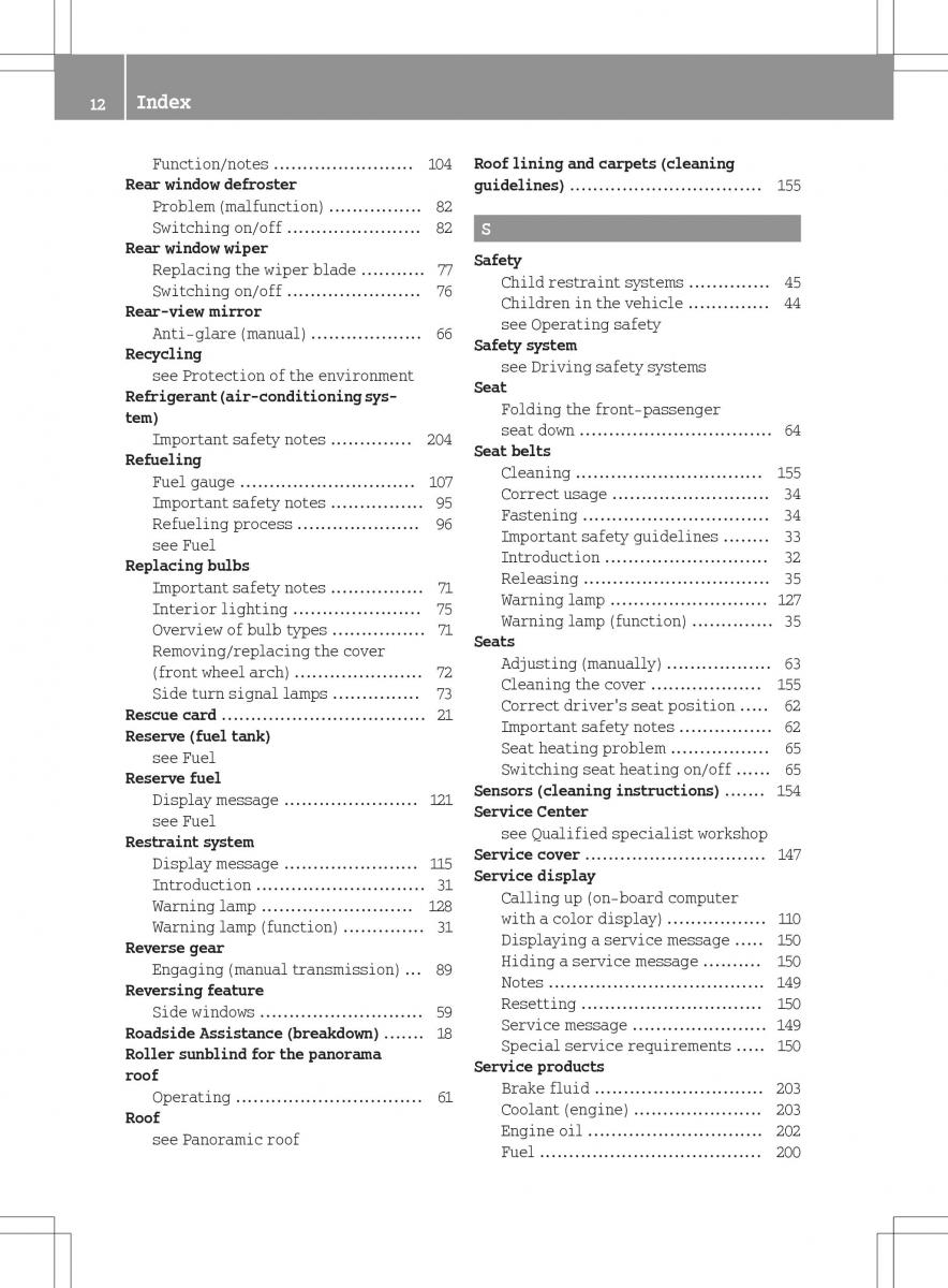manual  Smart Fortwo III 3 owners manual / page 14
