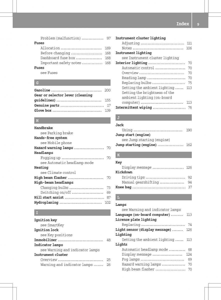 Smart Fortwo III 3 owners manual / page 11