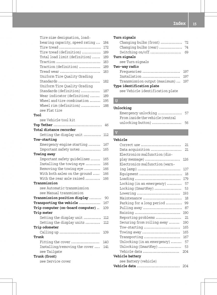 Smart Fortwo III 3 owners manual / page 17