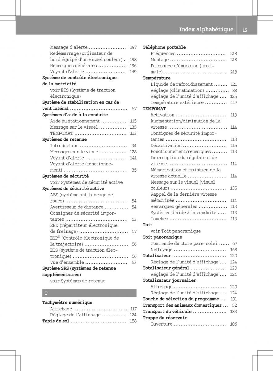 manual  Smart Fortwo III 3 manuel du proprietaire / page 17