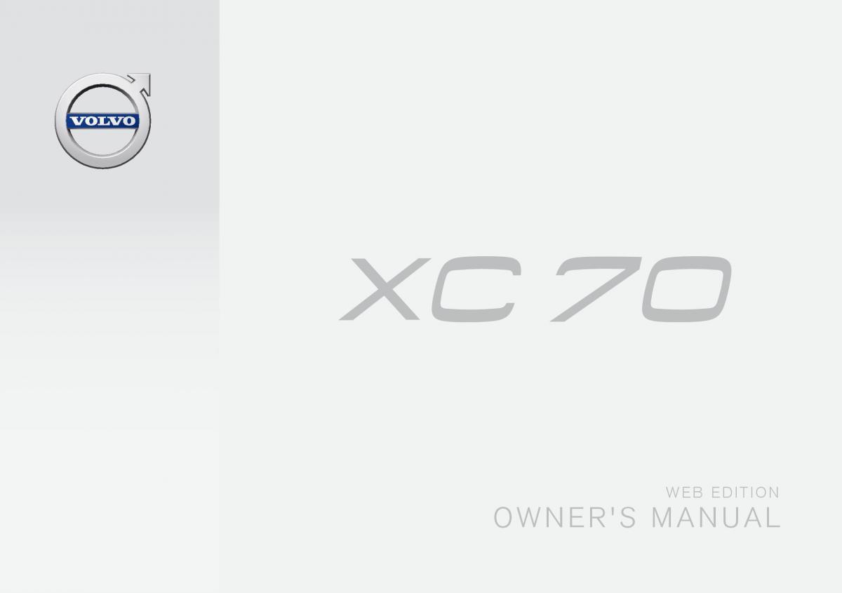 Volvo XC70 Cross Country II 2 owners manual / page 1