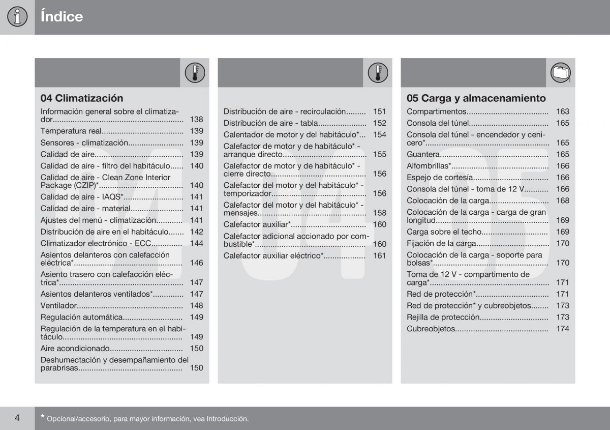 Volvo XC70 Cross Country II 2 manual del propietario / page 6