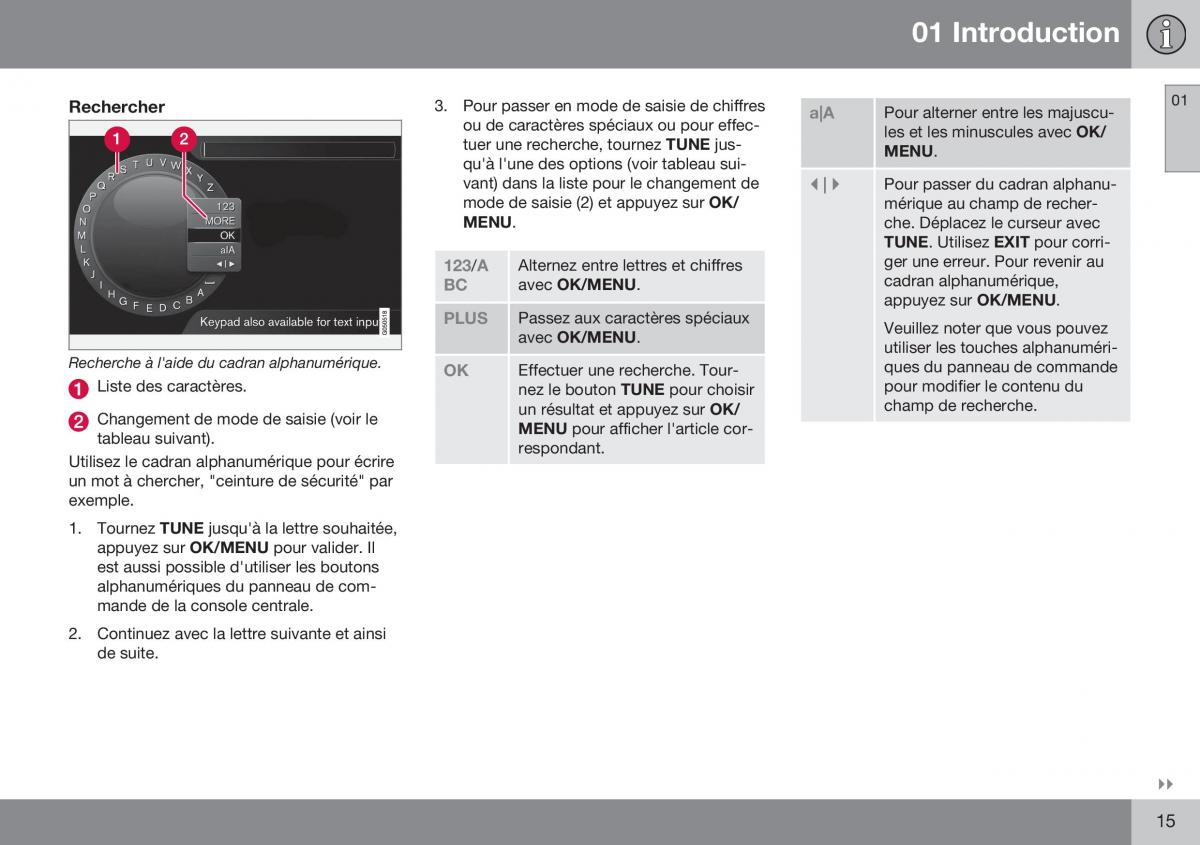 Volvo XC70 Cross Country II 2 manuel du proprietaire / page 17