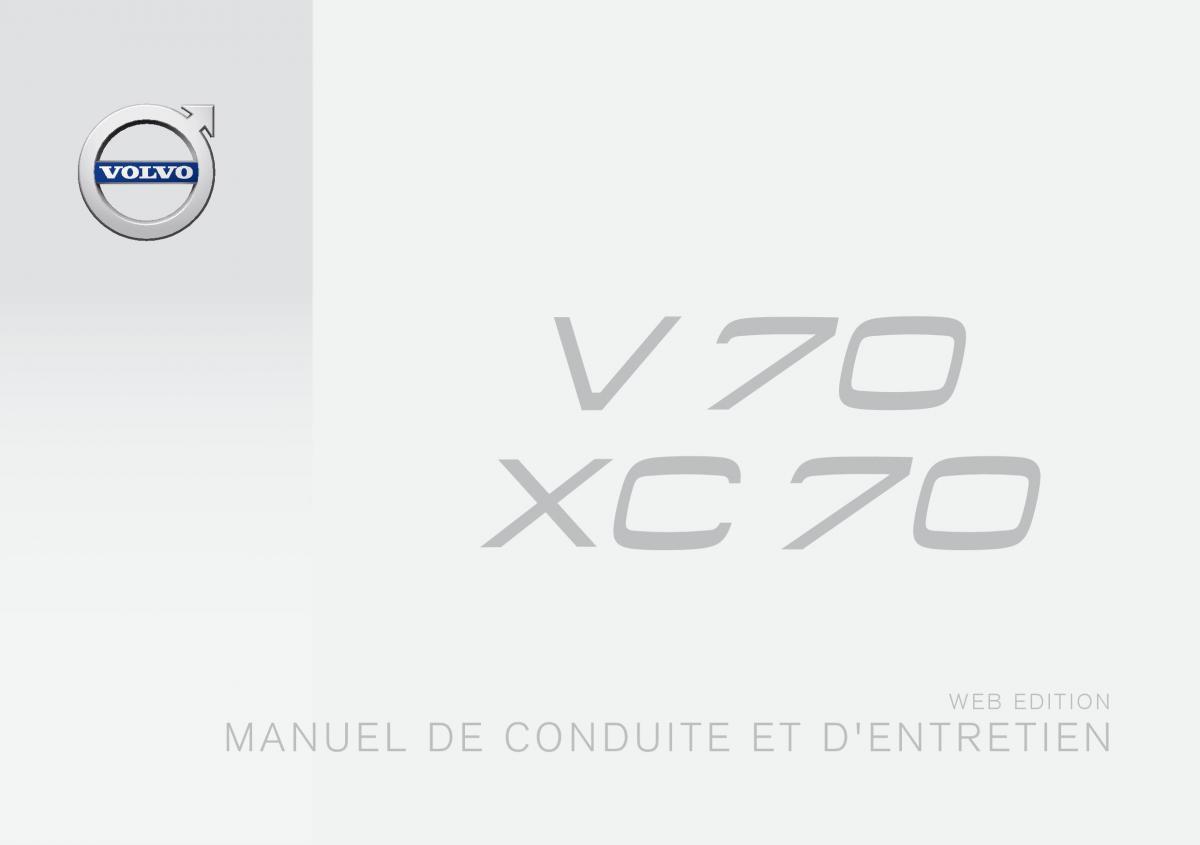 Volvo XC70 Cross Country II 2 manuel du proprietaire / page 1
