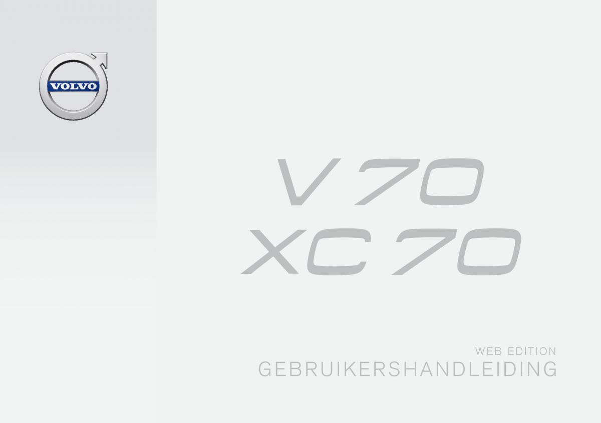 Volvo XC70 Cross Country II 2 handleiding / page 1