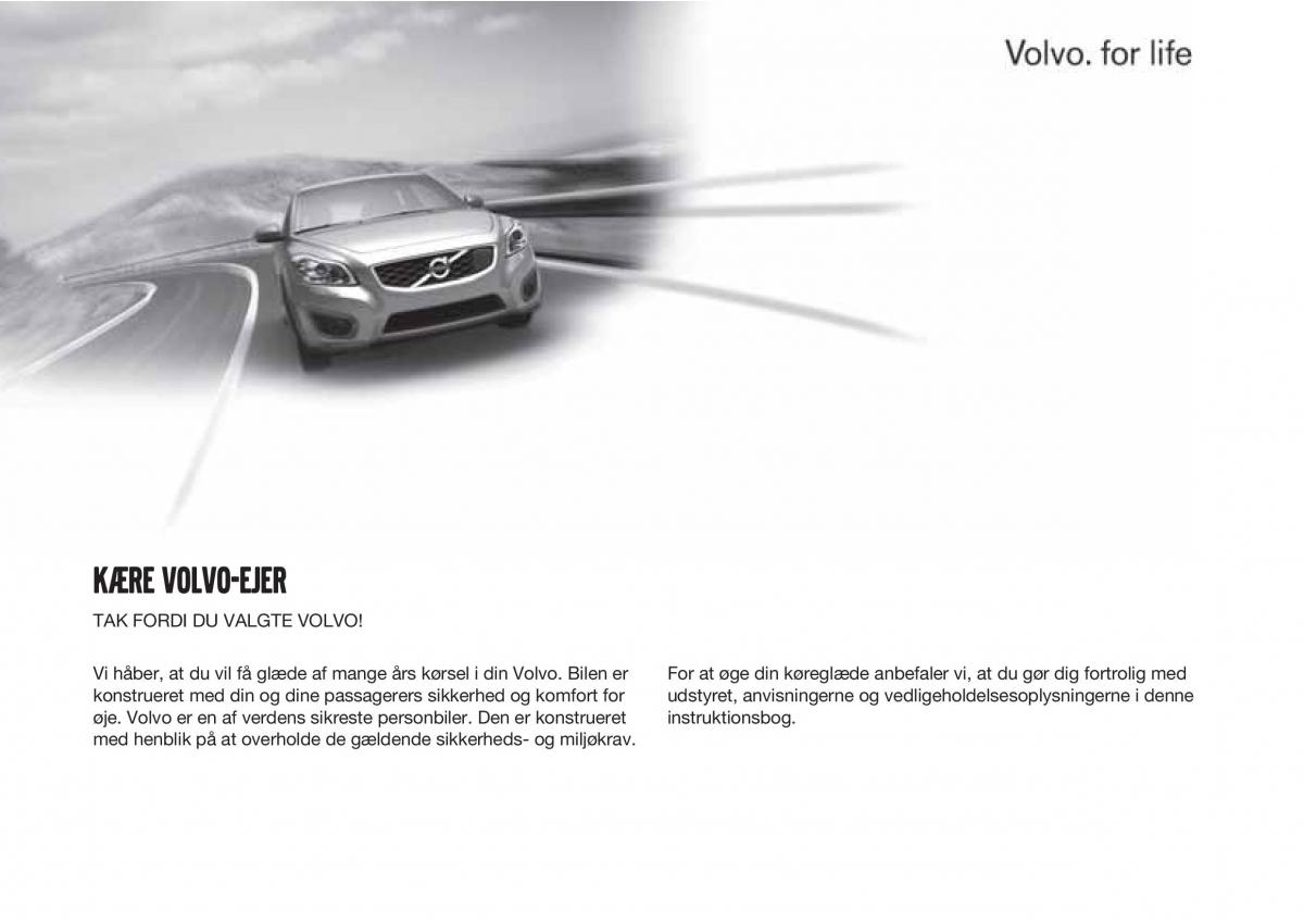 Volvo XC90 I 1 Bilens instruktionsbog / page 3
