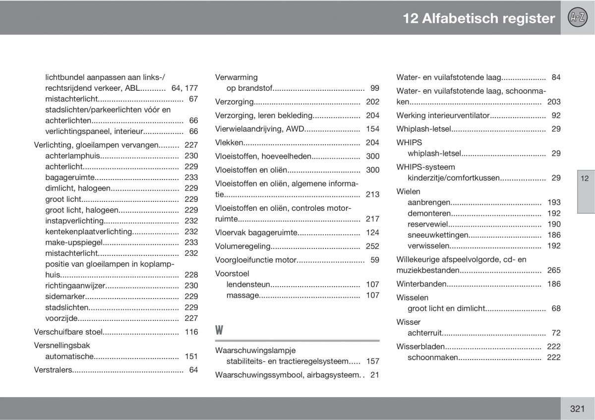 Volvo XC90 I 1 handleiding / page 323