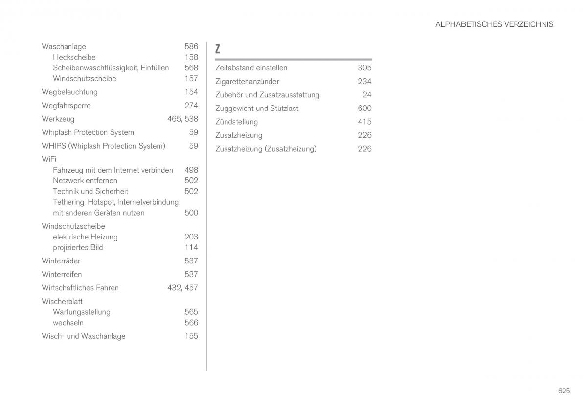 Volvo XC90 II 2 Handbuch / page 627