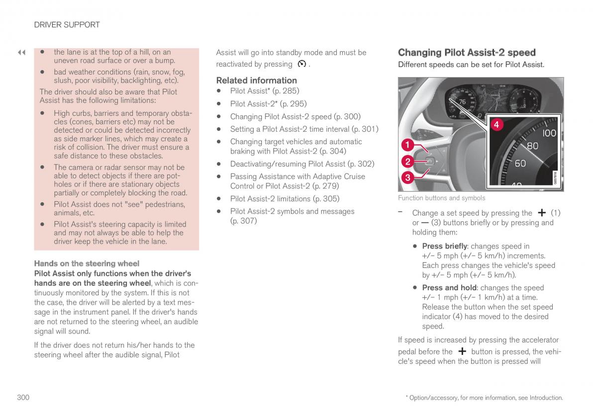 Volvo XC90 II 2 owners manual / page 302