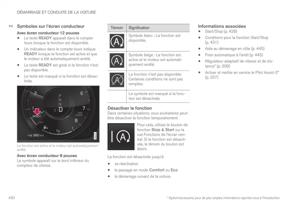 Volvo XC90 II 2 manuel du proprietaire / page 432