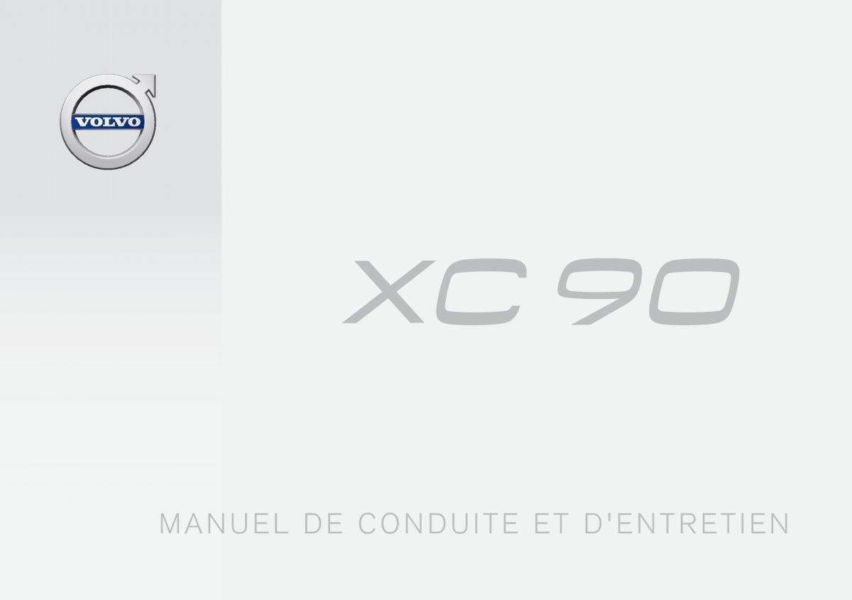 Volvo XC90 II 2 manuel du proprietaire / page 1