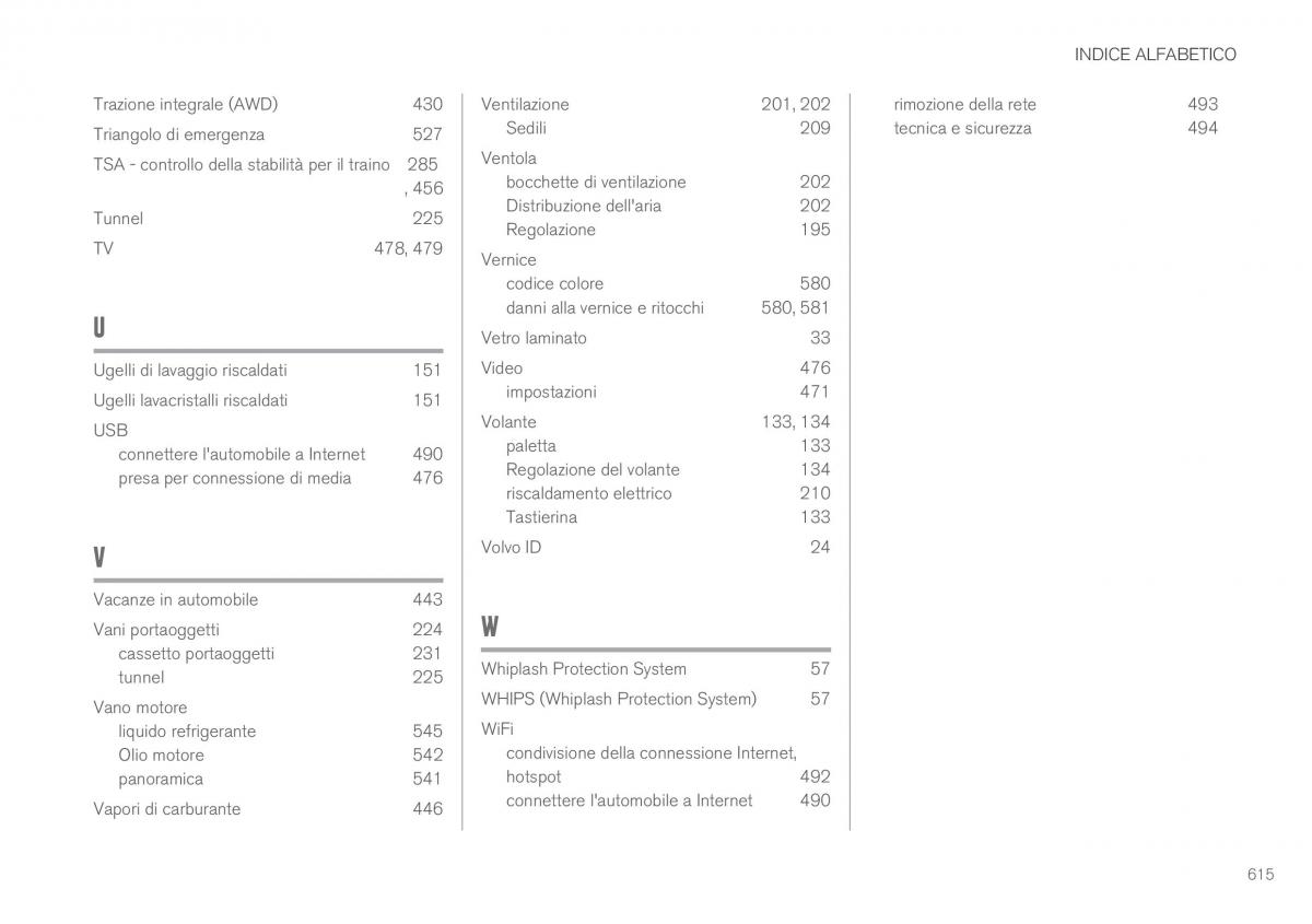 Volvo XC90 II 2 manuale del proprietario / page 617