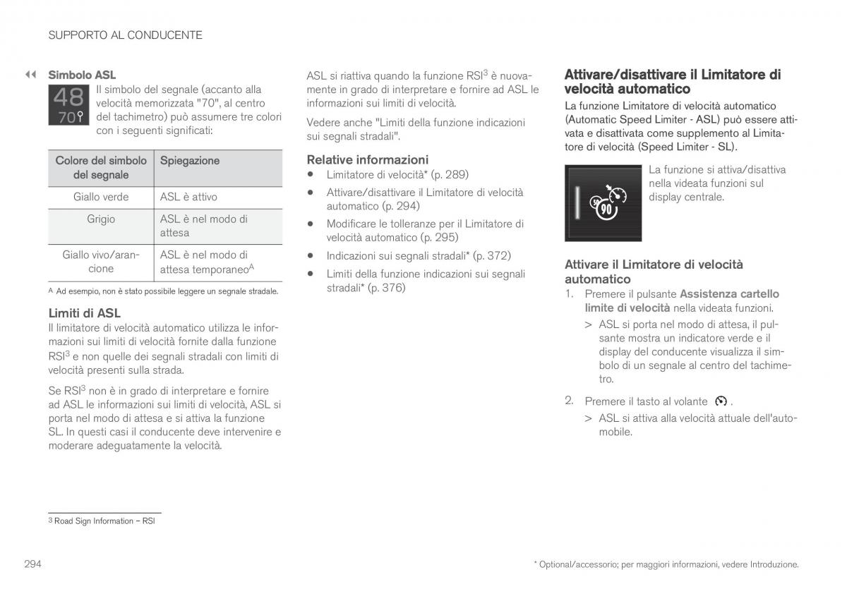 Volvo XC90 II 2 manuale del proprietario / page 296