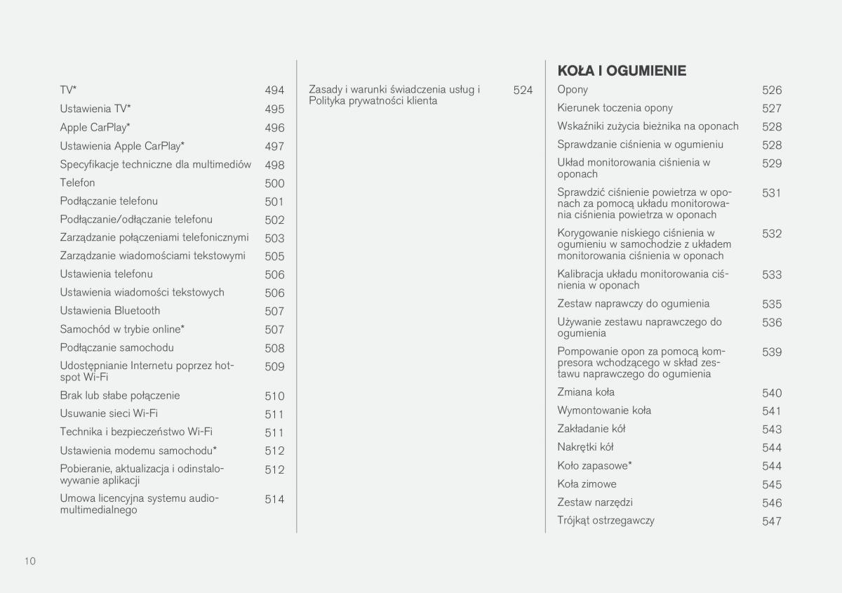 Volvo XC90 II 2 instrukcja obslugi / page 12