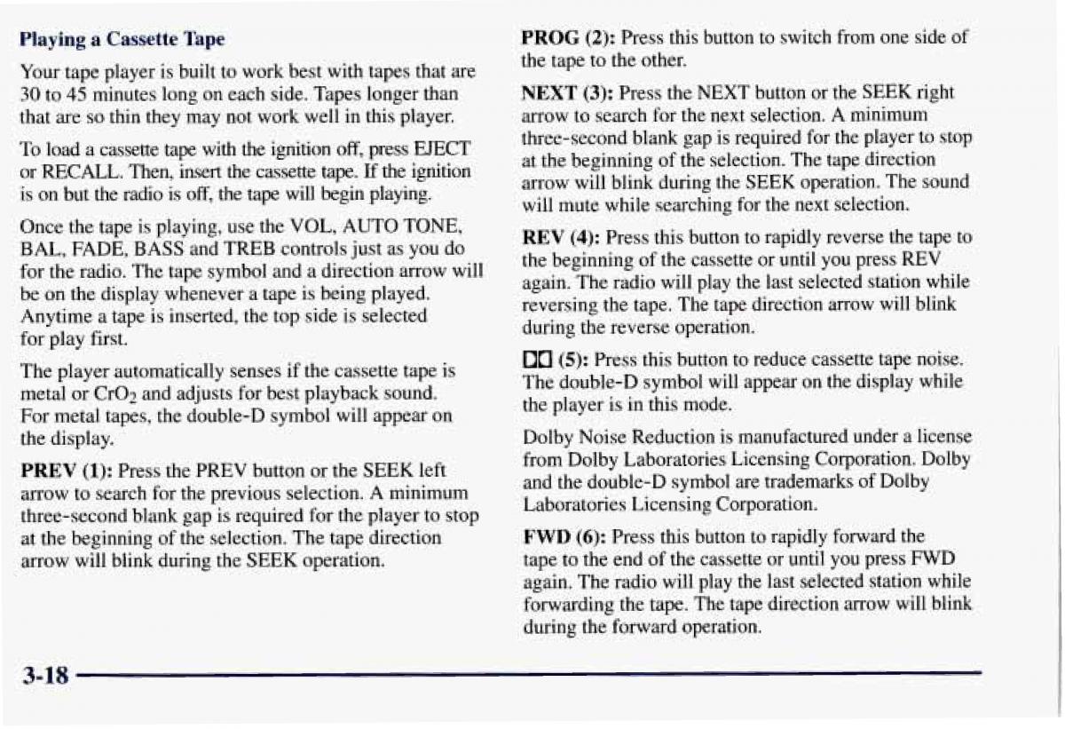Chevrolet GMC Suburban VIII 8 owners manual / page 165