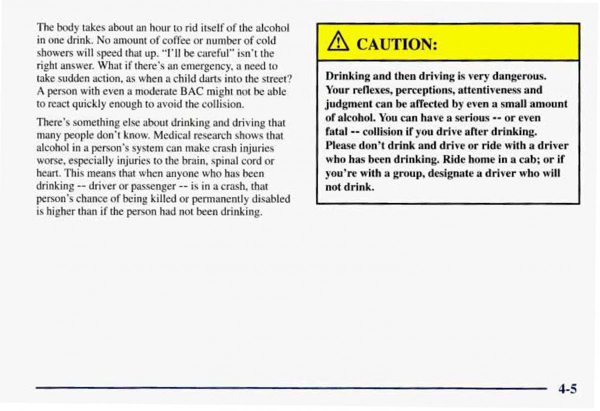 Chevrolet GMC Suburban VIII 8 owners manual / page 184