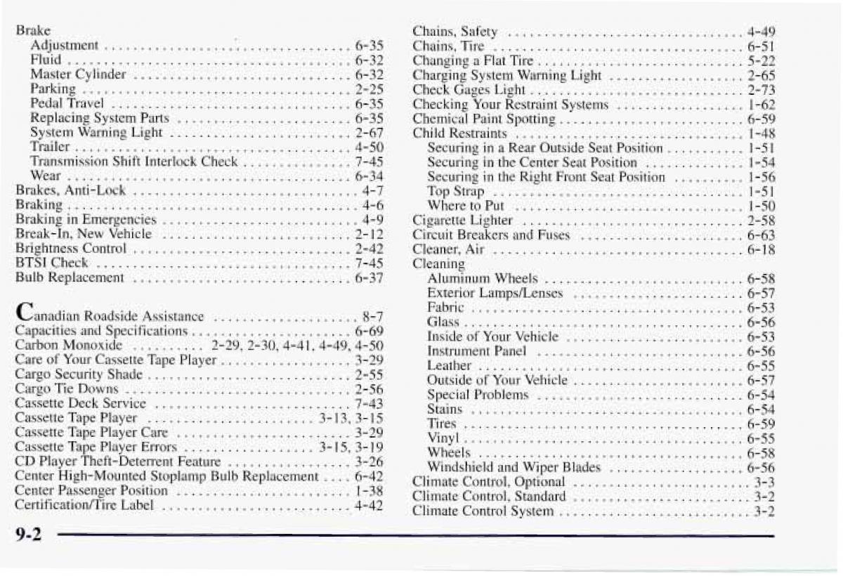 Chevrolet GMC Suburban VIII 8 owners manual / page 423