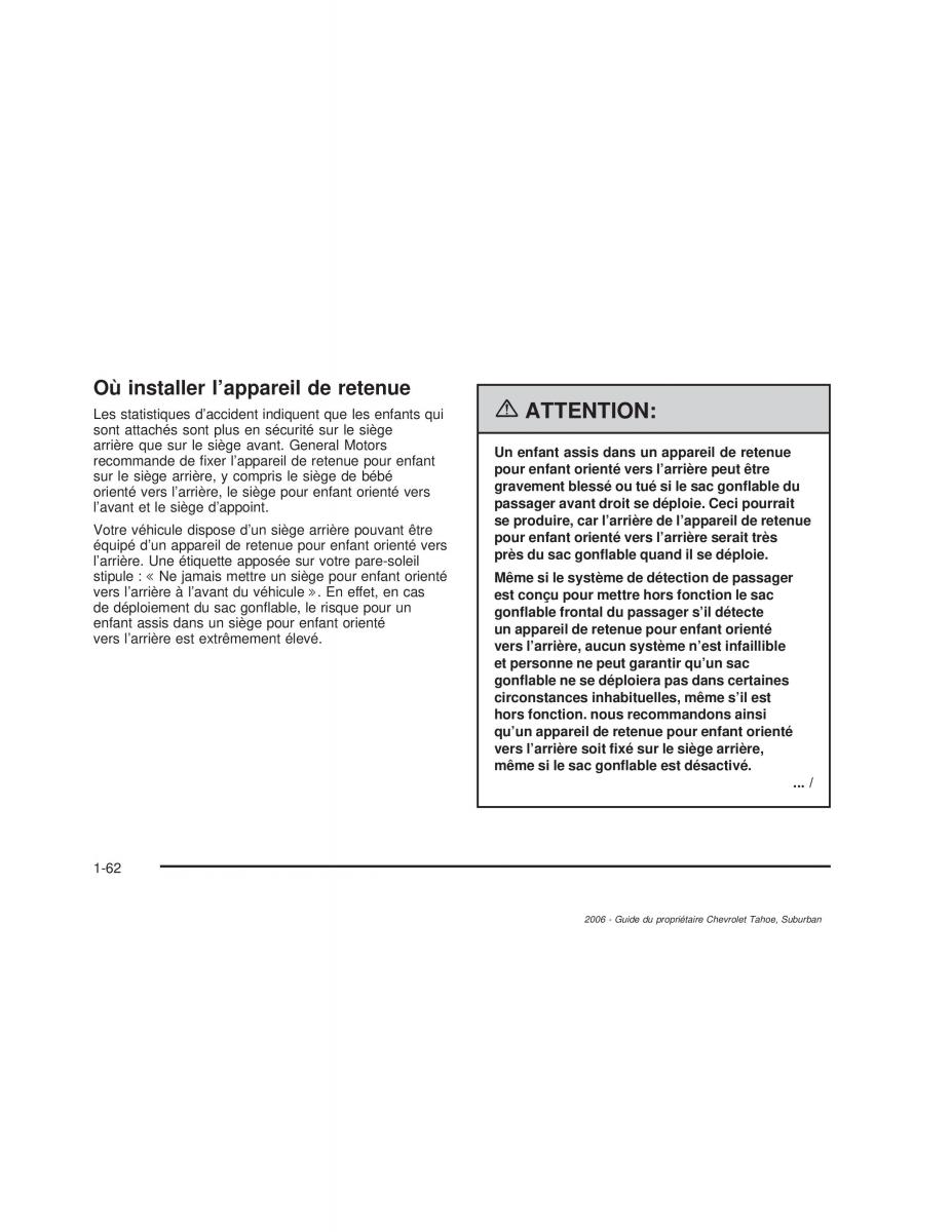 Chevrolet GMC Suburban IX 9 manuel du proprietaire / page 69