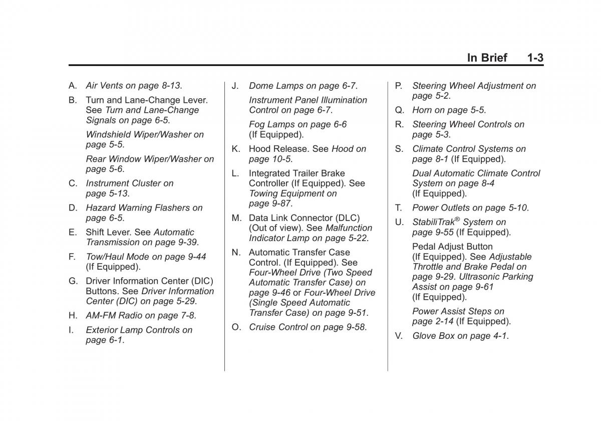 Chevrolet GMC Suburban X 10 owners manual / page 9