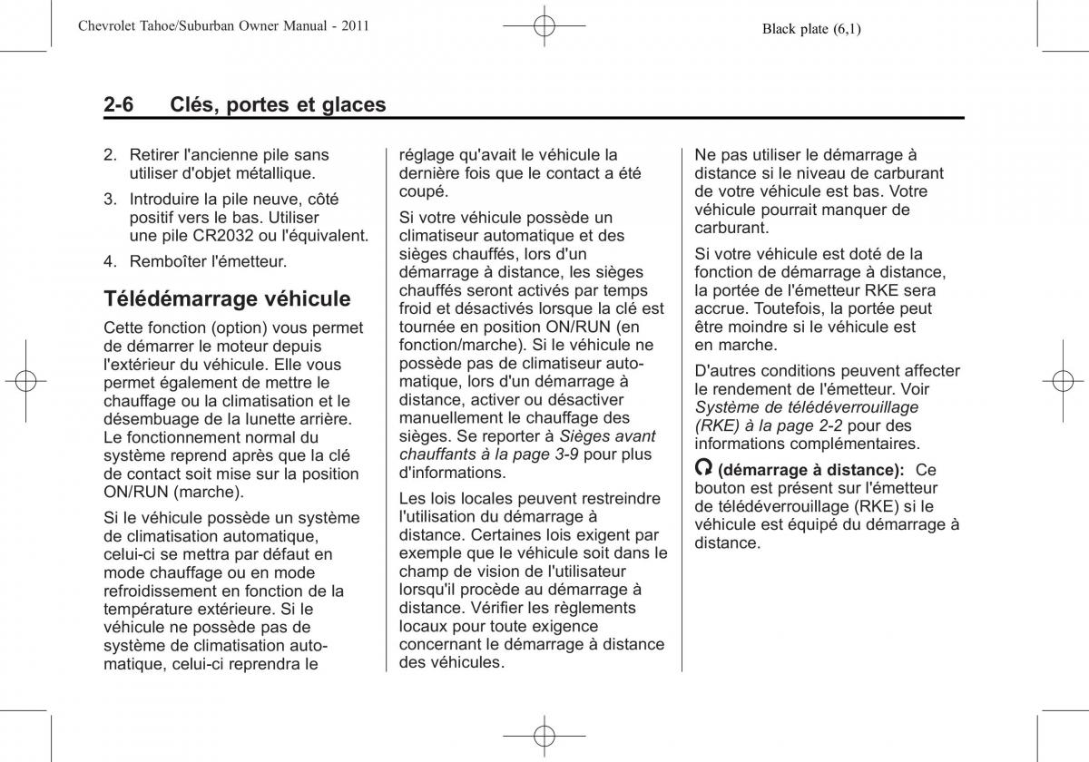 Chevrolet GMC Suburban X 10 manuel du proprietaire / page 46