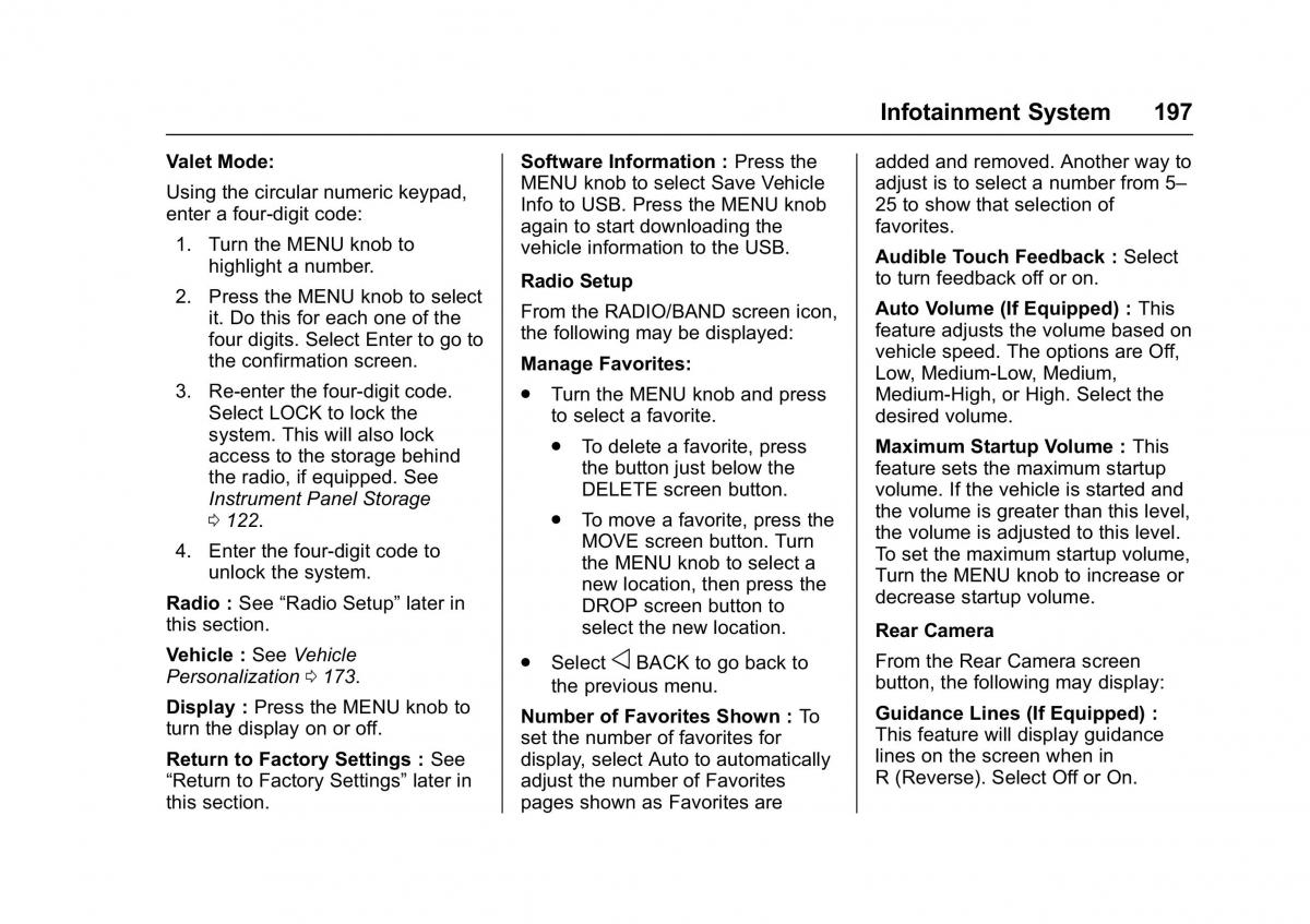 Chevrolet GMC Suburban XI 11 owners manual / page 198