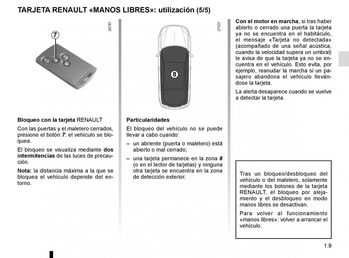 Renault Laguna III 3 manual del propietario / page 15