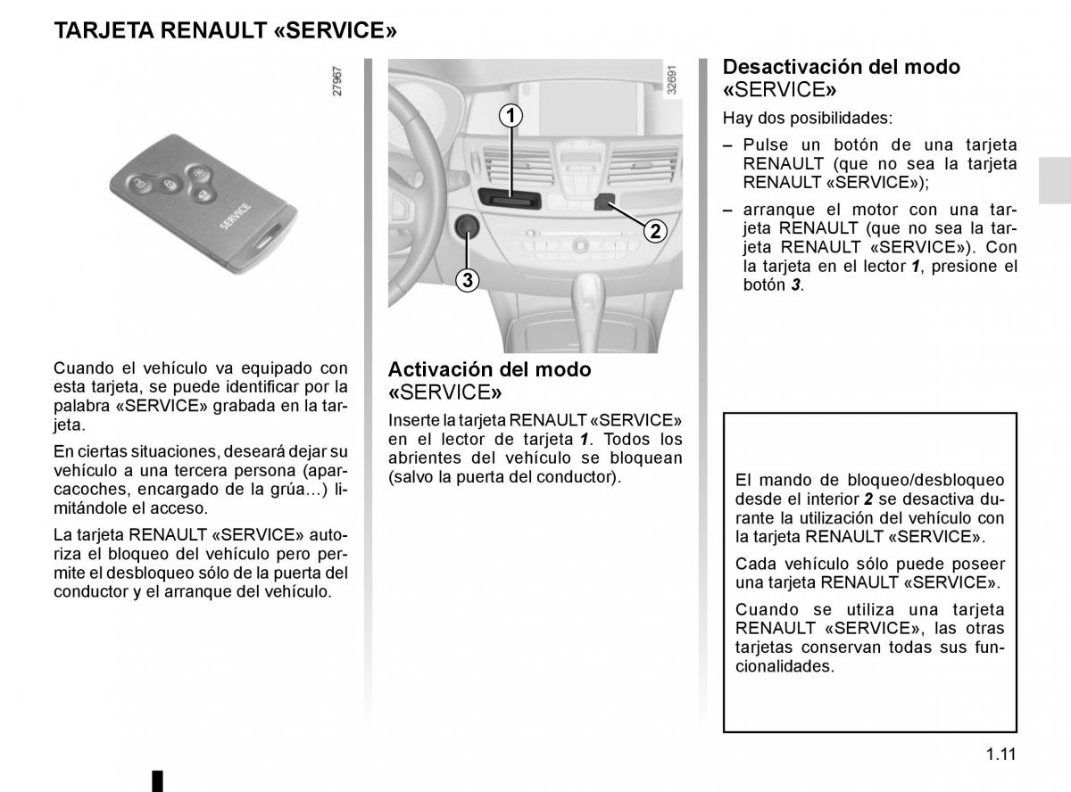 Renault Laguna III 3 manual del propietario / page 17