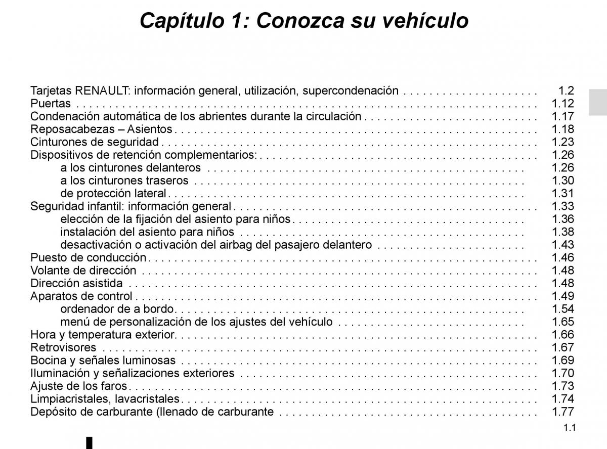 Renault Laguna III 3 manual del propietario / page 7
