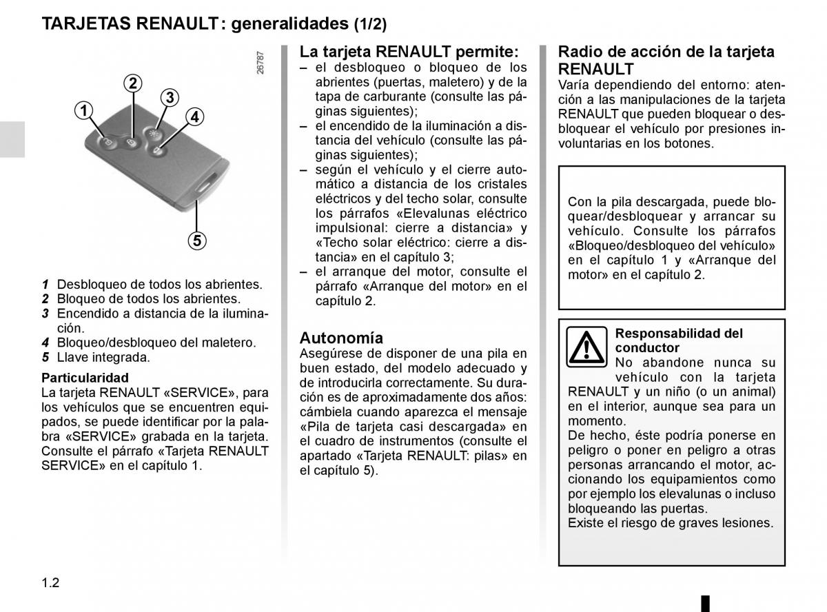 Renault Laguna III 3 manual del propietario / page 8