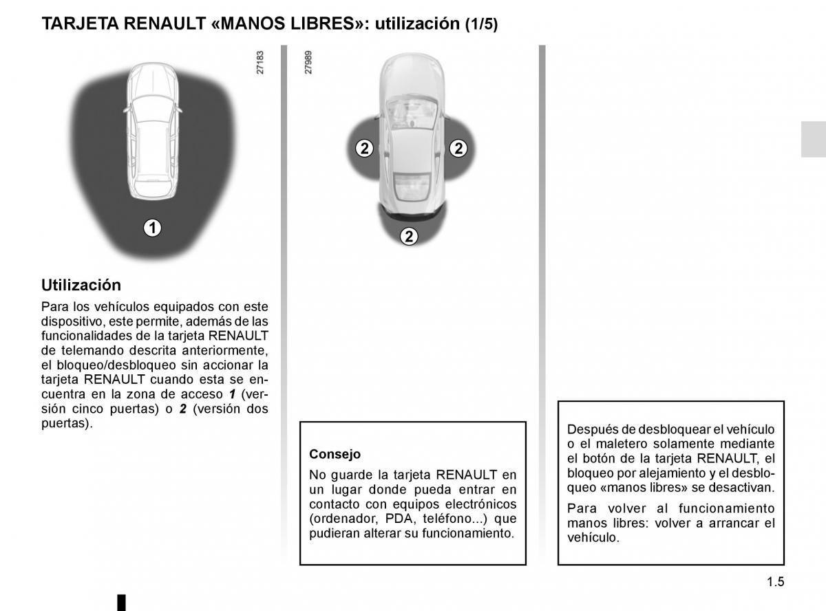 Renault Laguna III 3 manual del propietario / page 11