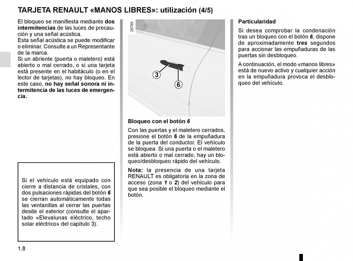 Renault Laguna III 3 manual del propietario / page 14