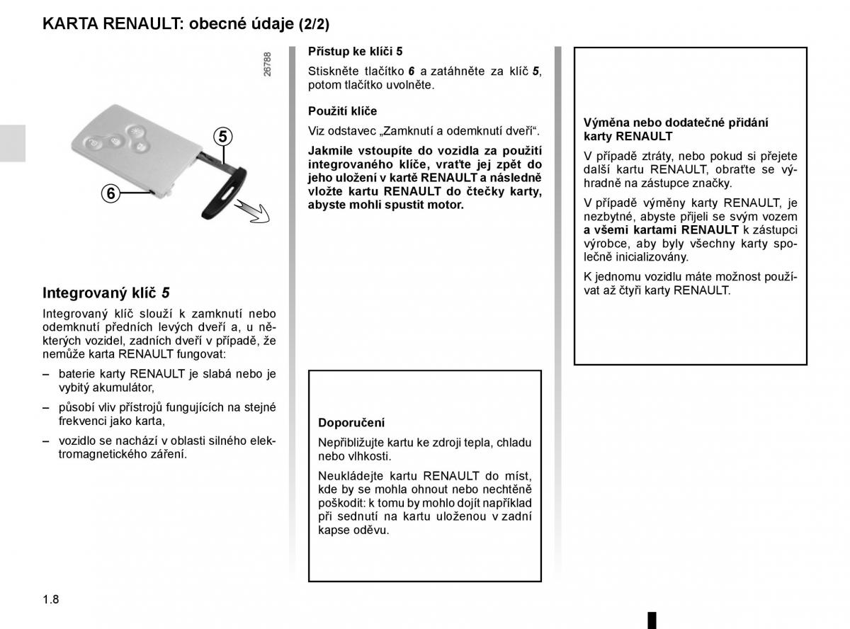 Renault Trafic III 3 navod k obsludze / page 14