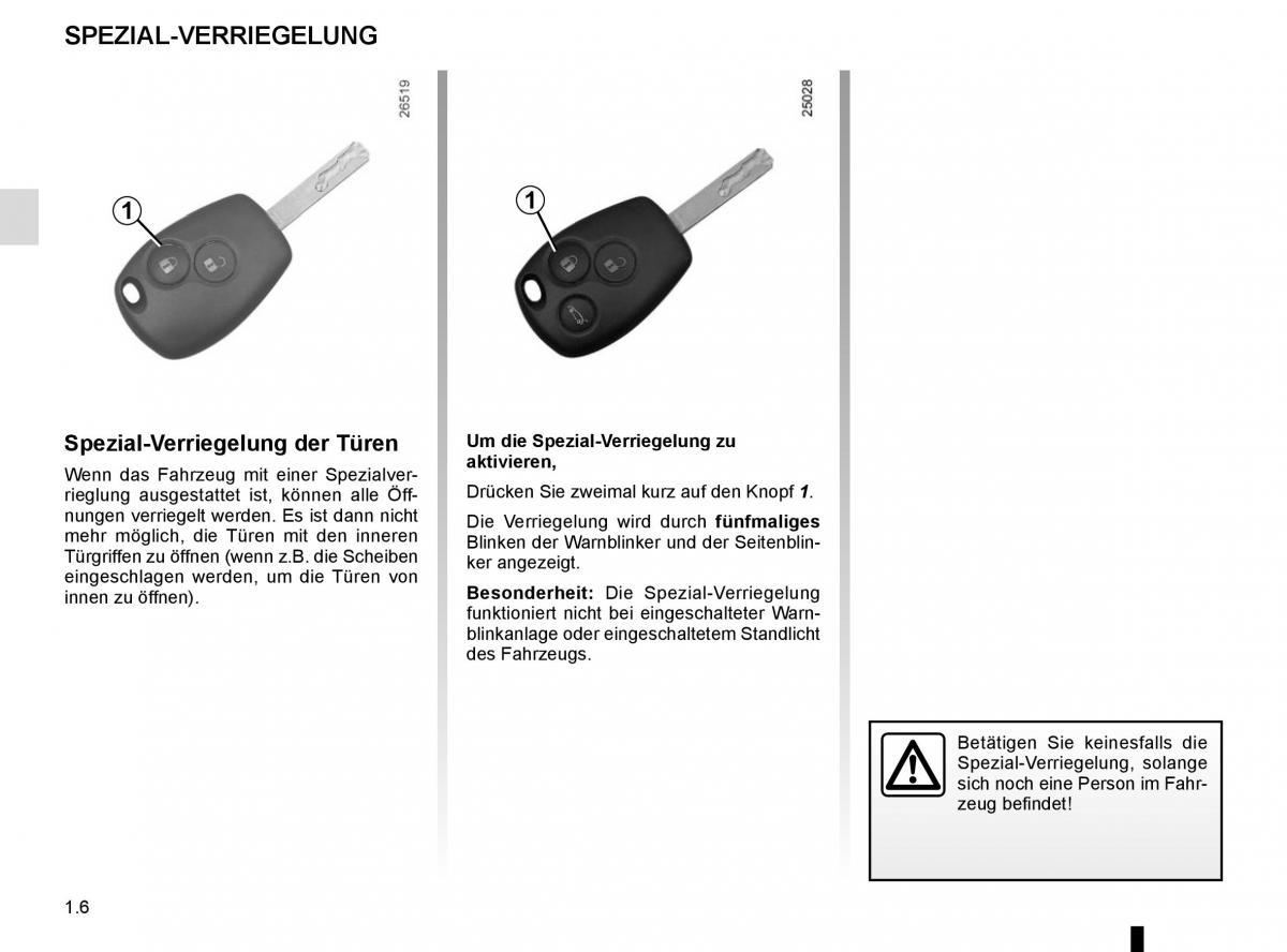 Renault Trafic III 3 Handbuch / page 12