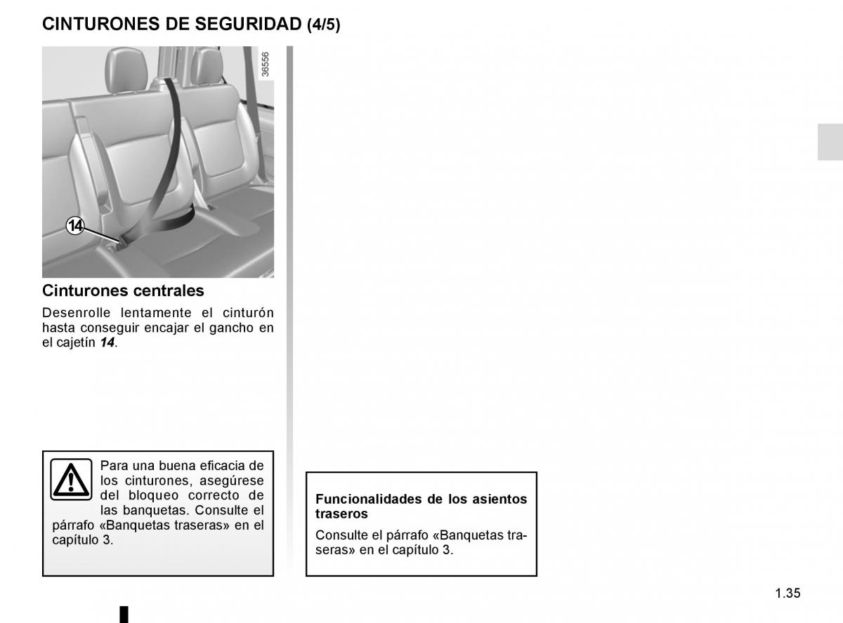 Renault Trafic III 3 manual del propietario / page 41
