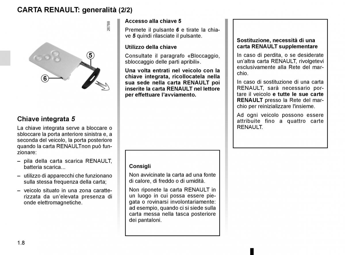 Renault Trafic III 3 manuale del proprietario / page 14
