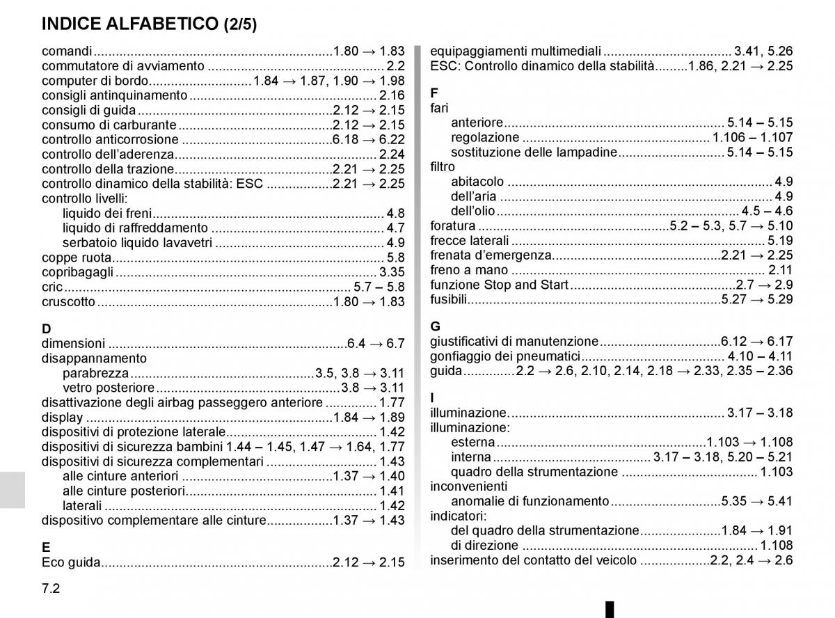 Renault Trafic III 3 manuale del proprietario / page 286