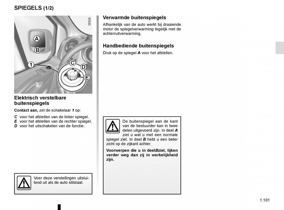 manual renault trafic renault trafic iii 3 handleiding / page 107