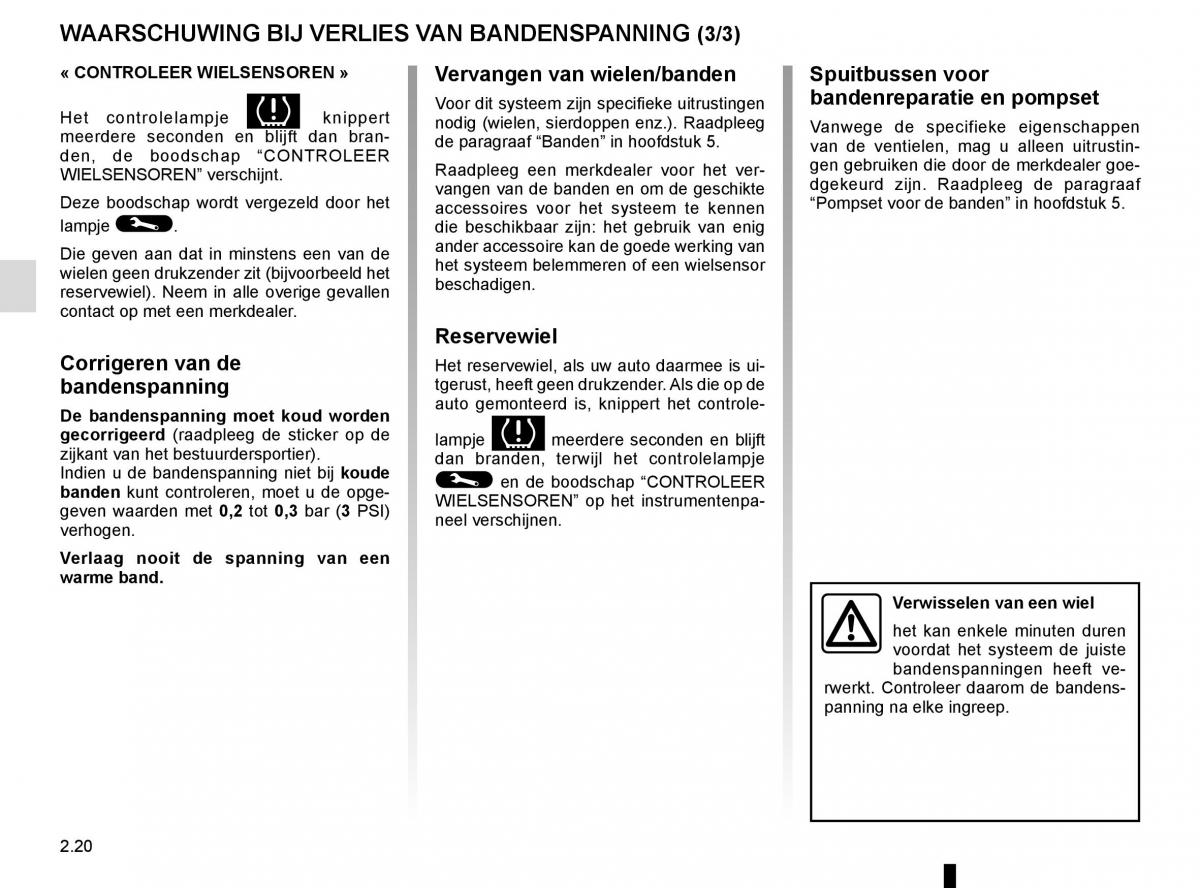 manual renault trafic renault trafic iii 3 handleiding / page 144