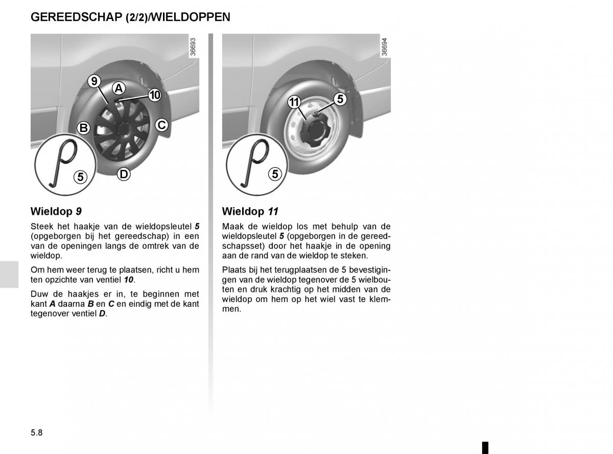 manual renault trafic renault trafic iii 3 handleiding / page 228